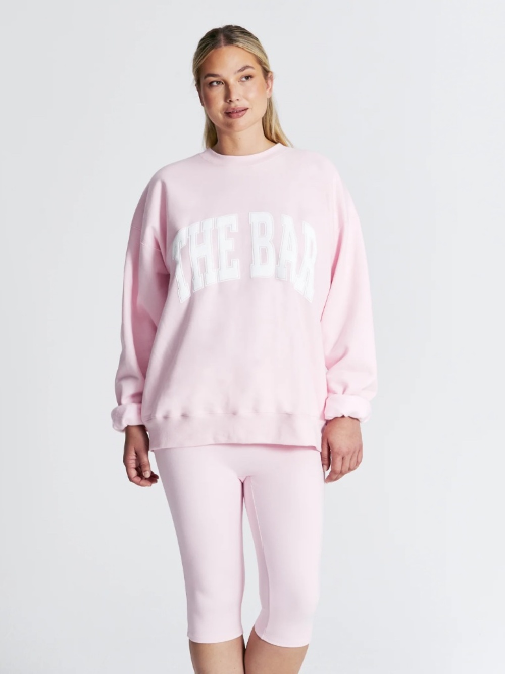 Varsity Sweatshirt Blush